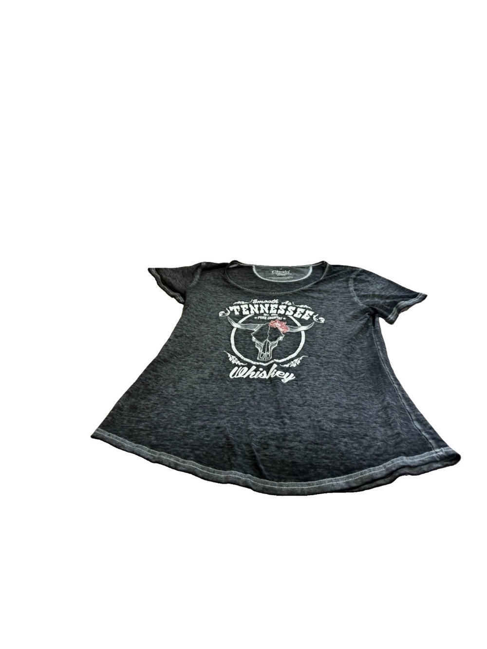 Cowgirl Hardware Women’s Black Short Sleeve Shirt! Large